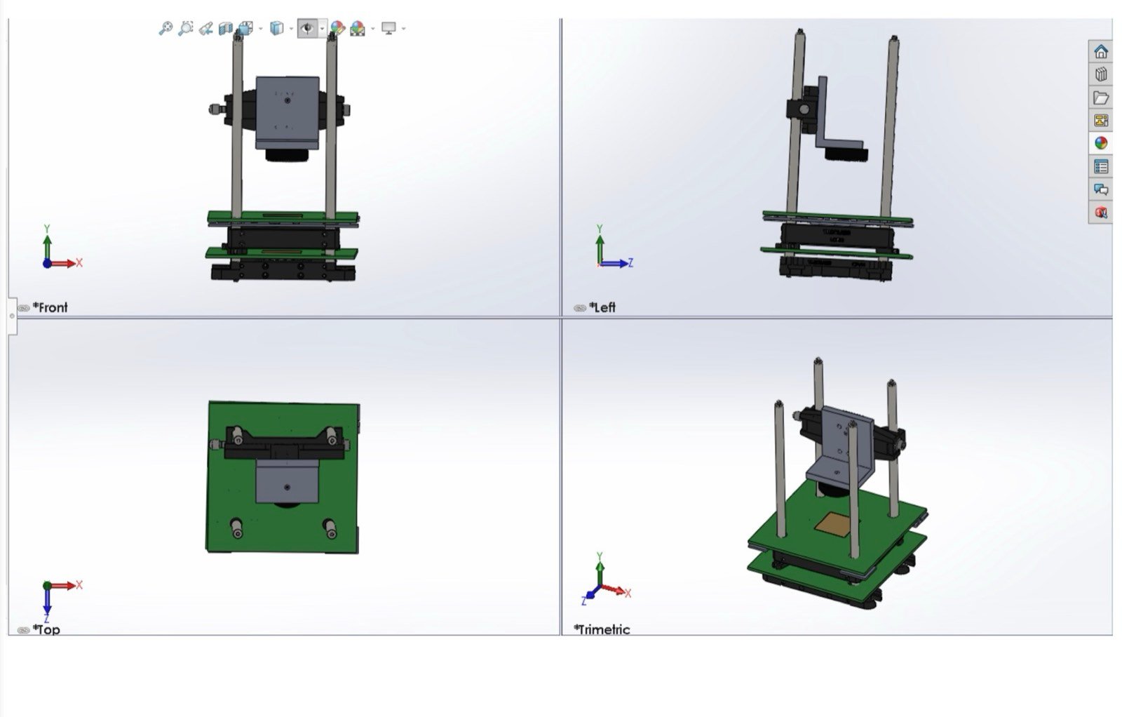 SolidWorks model of the millimeter-wave spectrometer
